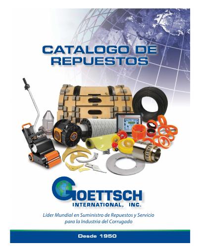 Goettsch Parts Catalogue — Spanish edition (32 pages) preview