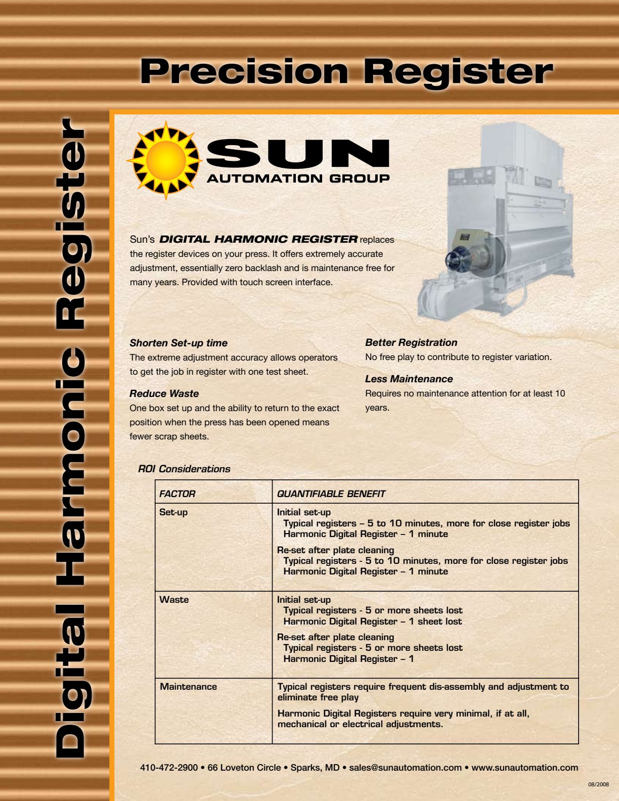 Digital Harmonic Register Brochure WWjTgqS preview