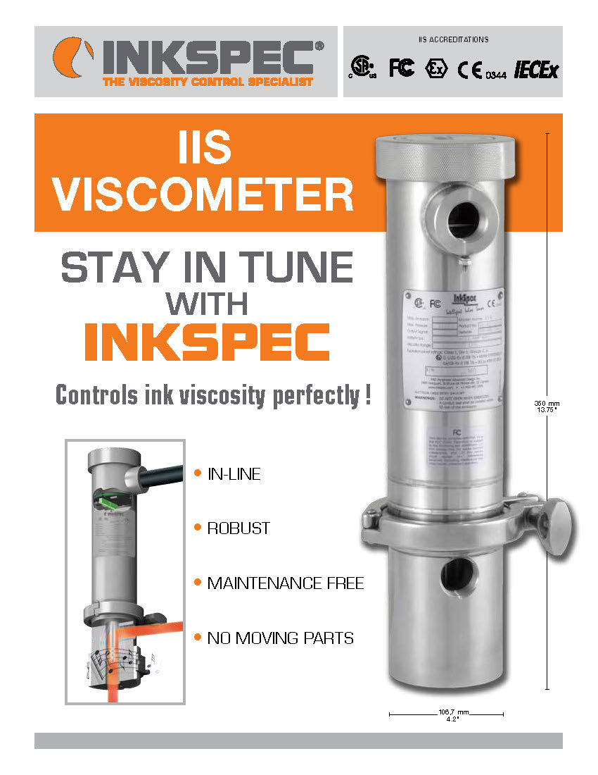 Learn more in the InkSpec IIS Viscometer Brochure